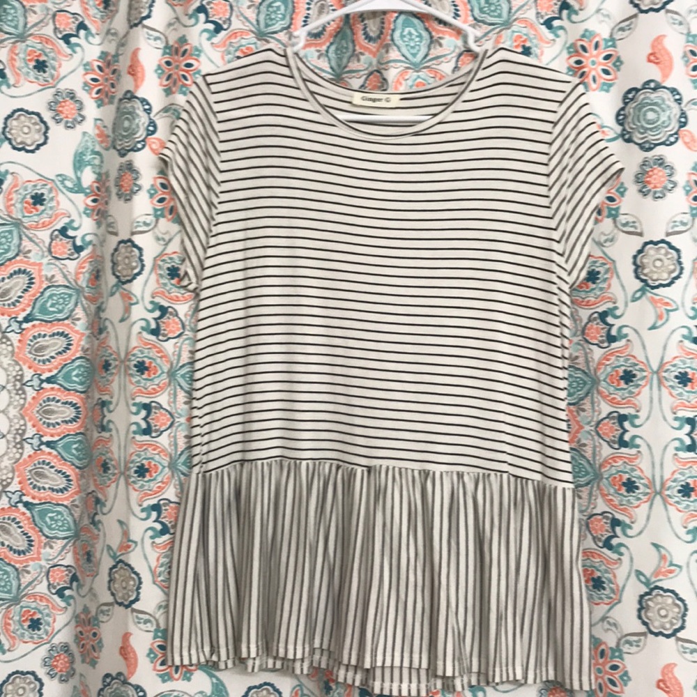 Stripped tee